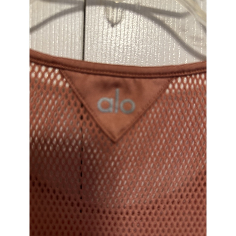 ALO Women's Mesh Tank Top Size XL Gym Exercise Athletic Workout - Picture 4 of 10